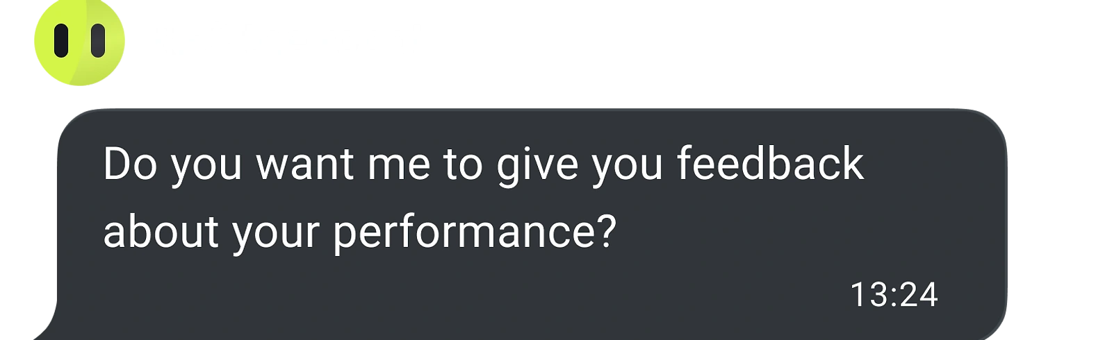 REC offers feedback on your performance
